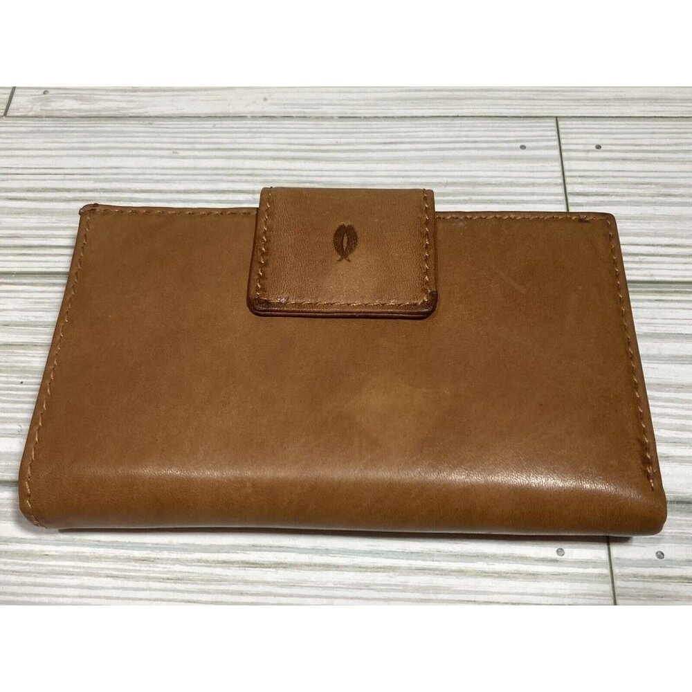 Vintage Brown Leather Wallet Vera Pelle Tuscans